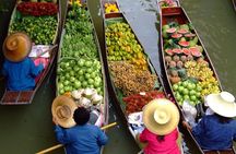 Maeklong Railway Market and Floating Market Tour from Bangkok