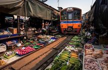 Amphawa Floating Market Tour with Maeklong Railway Market
