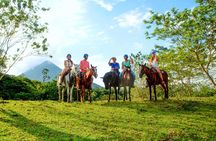 Arenal Horseback Riding to La Fortuna Waterfall 