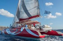 Santorini Sailing Dream Catcher with BBQ Lunch and Drinks
