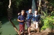 Jumping Sliding at Aling- aling Waterfall - Wanagiri Hidden Hill - Handara Gate 