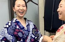 Exclusive private Yukata dressing workshop