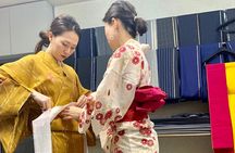 Exclusive private Yukata dressing workshop