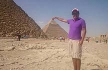 8-Hour Private Guided Tour to Giza Pyramids Memphis and Saqqara from Cairo