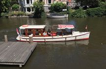 Private canal cruise on small historic boat 