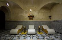 A relaxation moment in a traditional Hammam in the Fez medina