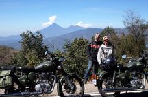 Half-Day Volcano Loop on a Classic Motorcycle