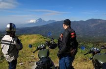 Half-Day Volcano Loop on a Classic Motorcycle
