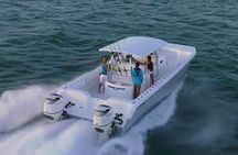 Private Fast Power Catamaran. Full or Half Day for Beach Hopping, Snorkel & Swim