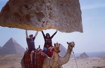  pyramids, Egyptian Museum Layover with Camel & Felucca Ride 