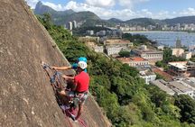 Rock climbing lesson for beginners