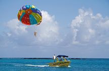 Ile aux Cerf: Speed boat with Parasailing & Tube Riding and Lunch