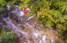 Dunn's River Climb and Zipline Over The Falls from Ocho Rios