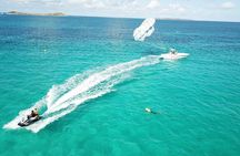 PACKAGE TANDEM PARASAIL / 1 JET SKI 30min AT BIKINI WATERSPORT ORIENT BAY BEACH
