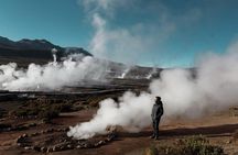Thermal Marvels at sunrise: Tatio Geysers