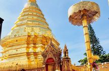 Doi Suthep Temple. It's a must see in Chiang Mai !!!