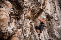 Beginner's Full Day Rock Climbing and Caving Tours at Railay Beach in Krabi