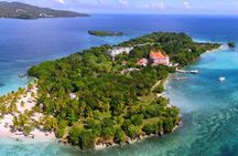 Adventure in the bay of samana and waterfall El limon from punta cana