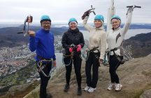 Zipline at Mt Ulriken in Bergen