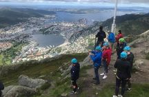 Zipline at Mt Ulriken in Bergen