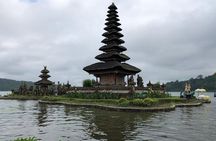 Ulun Danu Bratan Temple with Tanah Lot Sunset 