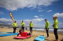 Surfing on Gran Canaria 