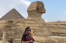 luxury pyramids of Giza,sphinx +Khufu restaurant VIP day tour 