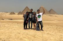 luxury pyramids of Giza,sphinx +Khufu restaurant VIP day tour 