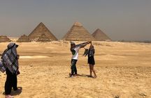 luxury pyramids of Giza,sphinx +Khufu restaurant VIP day tour 