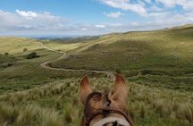 Horseback riding through the Sierras