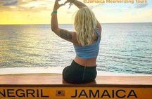 Blue Hole Mineral Spring, Seven Mile Beach, Ricks Cafe/ Shopping Private Tour 