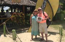 Blue Hole Mineral Spring, Seven Mile Beach, Ricks Cafe/ Shopping Private Tour 