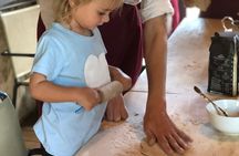 Organic cooking class with a sommelier in an Olive and wine farm 