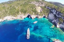 Paxos Antipaxos Blue Caves (Lakka Village) from Corfu