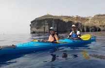 Santorini Sea Kayak - South Discovery, Small Group incl. Sea Caves and picnic