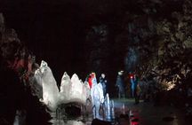 Ice Cave Lofthellir exploration - A permafrost Cave inside a magma tunnel. 
