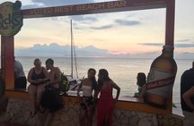Cliff jumping and Sunsets