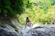 Zipline+Sticky waterfall+Long Neck Village Private Tour