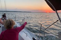 Private Hilton Head Sunset Sailing Tour with Dolphin Watching