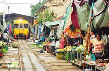 Maeklong Train Market & Damnoensaduak Floating Market Tour