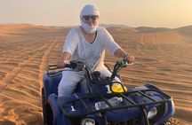 Dubai: Unique MORNING Quad Bike Red Dunes Safari