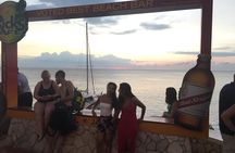 Cliff jumping and Sunsets