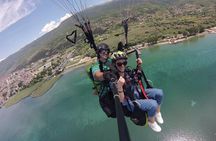 Paragliding above Ohrid