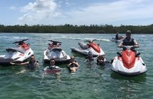 1.5 Hour (20 miles) Waverunner Tour. See Mangrove Tunnels, 20 Islands & SandBar