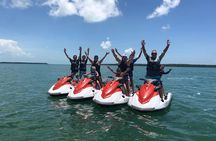 1.5 Hour (20 miles) Waverunner Tour. See Mangrove Tunnels, 20 Islands & SandBar