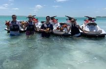 1.5 Hour (20 miles) Waverunner Tour. See Mangrove Tunnels, 20 Islands & SandBar