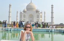 From Delhi: Taj Mahal Sunrise Tour with Elephant Conservation