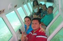 Roatan Glass Bottom Boat Tour and Beach