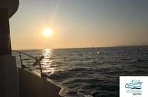 Romantic walk in the Bay of Cadiz
