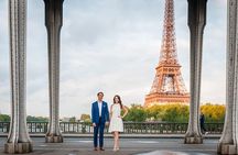 Photo shoot in the Eiffel Tower area